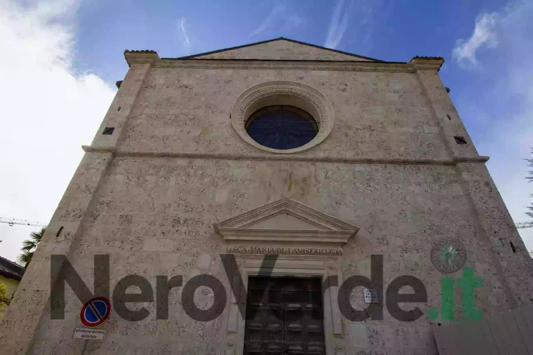 facciata della chiesa di santa maria della misericordia